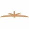 Ekena Millwork Davenport Timber Gable Bracket, Western Red Cedar, 96"W x 28"H x 1 1/2"D x 5 1/2"F, 7/12 Pitch GBW096X28X0206DAV00SWR - alternate 4